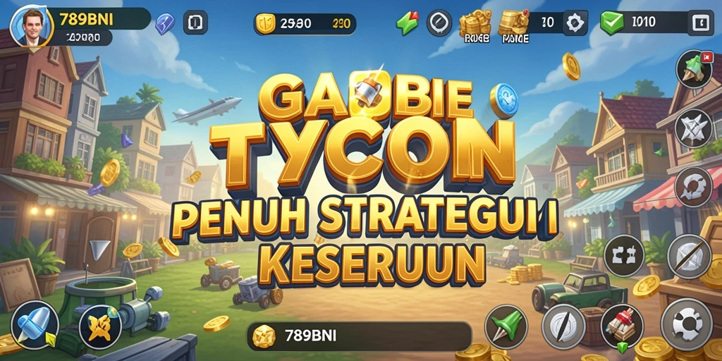 Tampilan gameplay 789BNI yang menampilkan pengelolaan bisnis Tycoon.