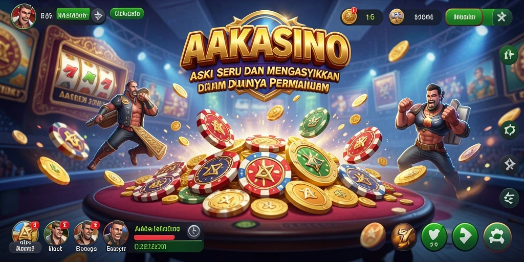 Tampilan aksi seru dalam AAKASINO yang mendebarkan.