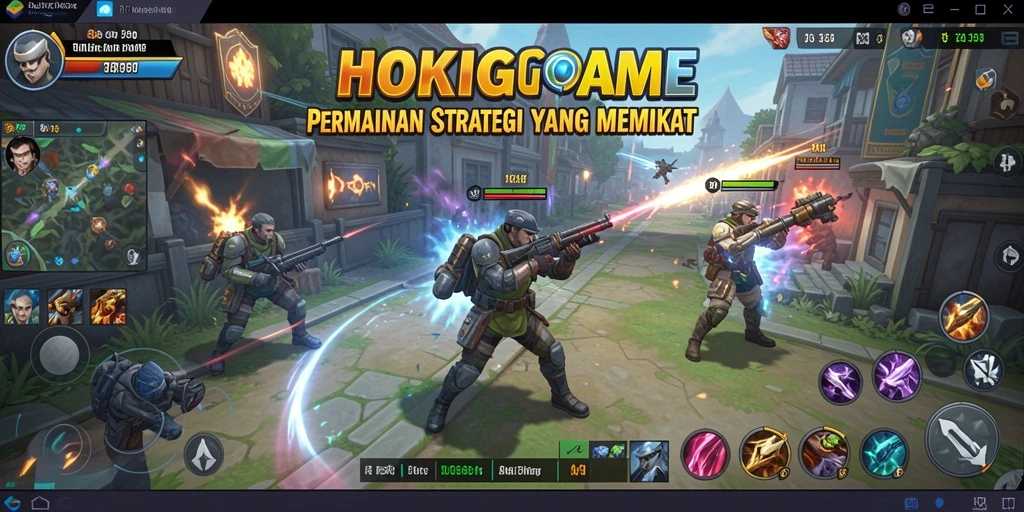 Screenshot HOKIGAME menunjukkan gameplay seru dalam membangun kerajaan.