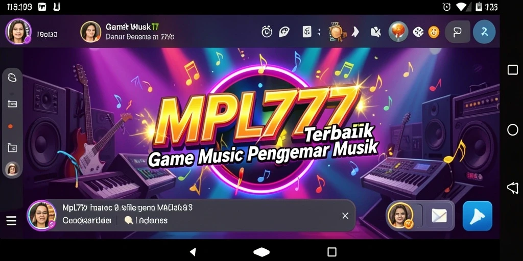 Tampilan gameplay <strong>MPL777</strong> yang menarik dengan berbagai pilihan lagu.