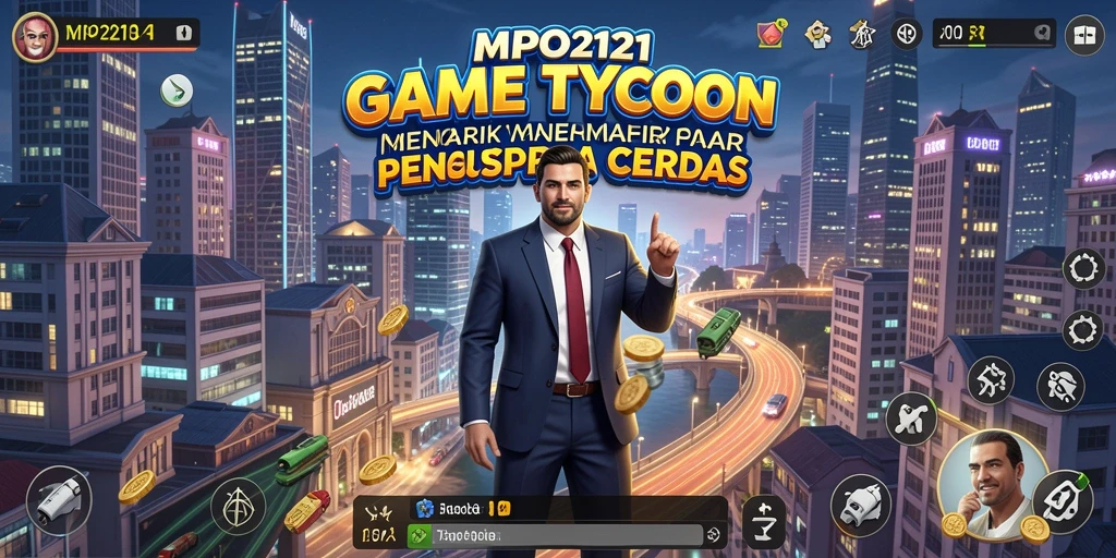 Screenshot utama MPO2121 menampilkan pengalaman seru gameplay Tycoon.