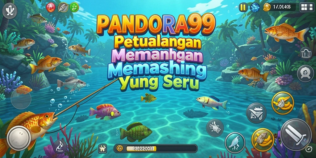 Gameplay memancing mendebarkan di PANDORA99.