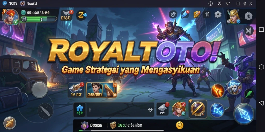 Tampilan gameplay menarik dari ROYALTOTO yang penuh strategi.