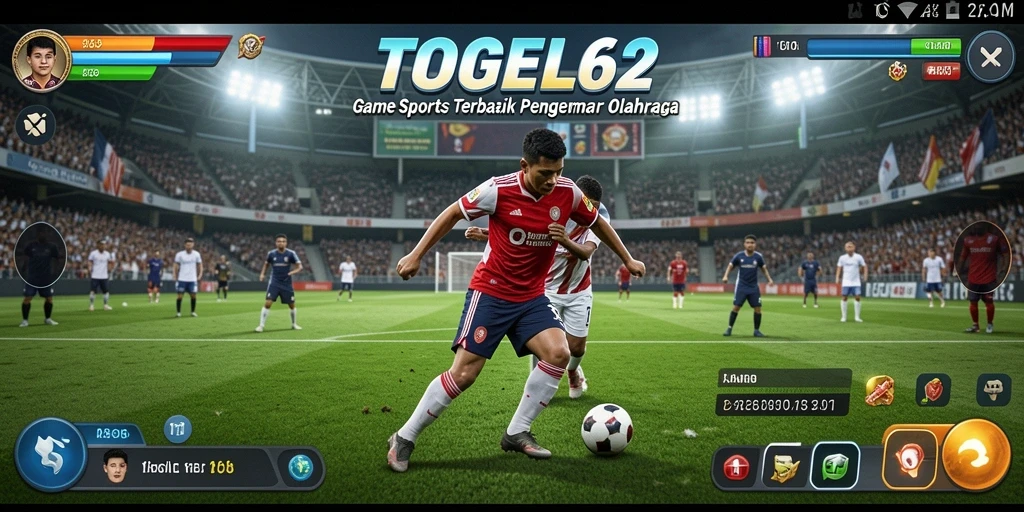 Screenshot gameplay TOGEL62 menampilkan aksi seru dalam permainan olahraga.
