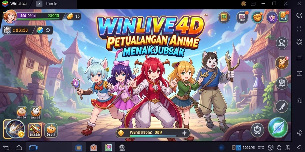 Tampilan gameplay <strong>WINLIVE4D</strong> yang menarik dan penuh warna.